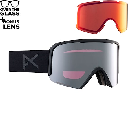 Gogle snowboardowe Anon Nesa smoke | perceive sunny onyx+prcv cloudy burst 2025 - 1