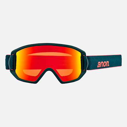 Snowboardové brýle Anon Relapse Jr Mfi deep emerald | red solex 2025 - 3