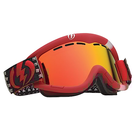 Snowboard Goggles Electric Eg1 cheryl maas | bronze/red chrome+yellow 2013 - 1