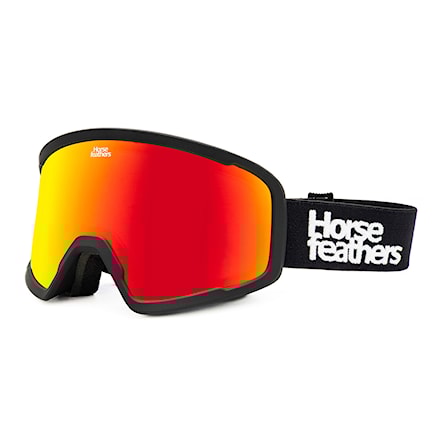 Snowboardové brýle Horsefeathers Huck black | mirror red 2026 - 1