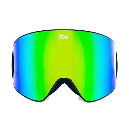 Snowboardové brýle Horsefeathers Lynx black | mirror green 2026 - 2