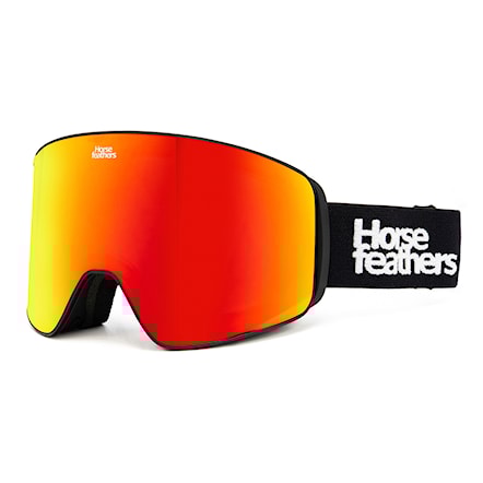 Snowboardové brýle Horsefeathers Lynx black | mirror red 2026 - 1