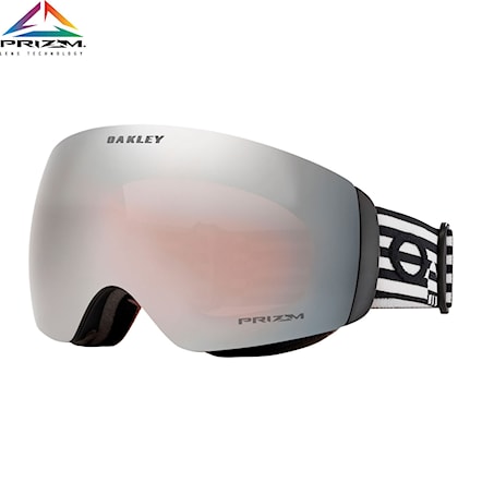 Gogle snowboardowe Oakley Flight Deck M black white geo | prizm snow black ir 2025 - 1