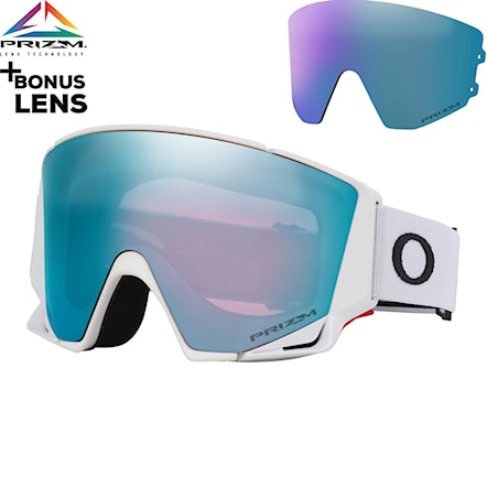 Snowboard Goggles Oakley Flow Scape M matte white | prizm sapphire & prizm iced 2026 - 1