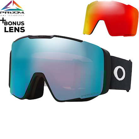 Gogle snowboardowe Oakley Line Miner Pro L matte black | prizm sapphire & prizm torch 2026 - 1