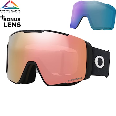 Gogle snowboardowe Oakley Line Miner Pro M matte black | prizm rose gold & prizm iced 2026 - 1