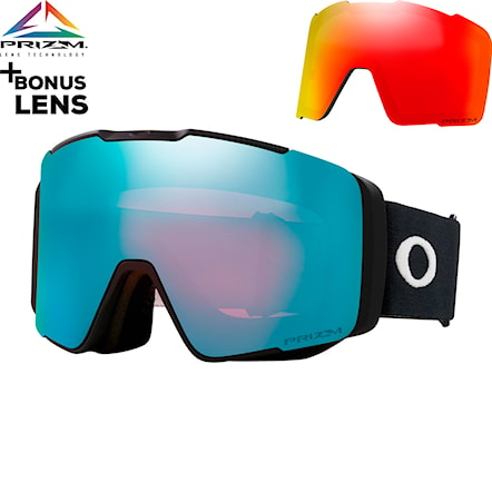 Snowboardové okuliare Oakley Line Miner Pro M matte black | prizm sapphire & prizm torch 2025 - 1