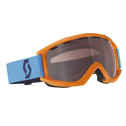 Snowboard Goggles Scott Sanction orange/blue | silver chrome 2013 - 1