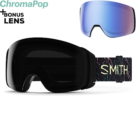 Snowboardové okuliare Smith 4D Mag marion haerty ac | cp sun black+cp storm blue s 2026 - 1