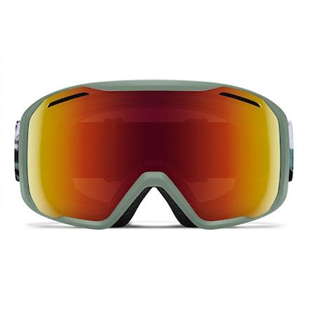 Snowboard Goggles Smith Blazer sage brush paste up | red solx mirror antifog 2025 - 5