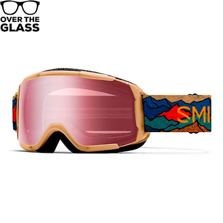 Snowboardové brýle Smith Grom sandstorm summits | ignitor mirror antifog 2025 - 1