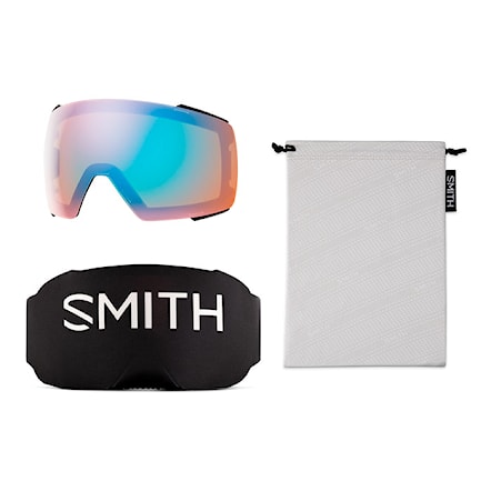 Snowboardové okuliare Smith I/O Mag black | cp pro photochromic blue mir+cp storm blue sen 2026 - 5