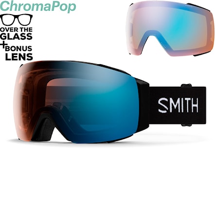 Snowboardové okuliare Smith I/O Mag black | cp pro photochromic blue mir+cp storm blue sen 2026 - 1