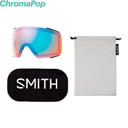 Snowboardové okuliare Smith I/O Mag midnight navy | cp sun platinum mir+cp storm blue 2025 - 3