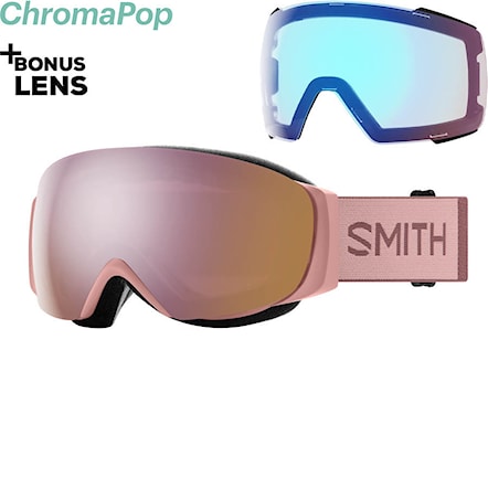 Gogle snowboardowe Smith I/O Mag S rock salt tannin | chromapop everyday rose gold mirror+storm rose flash 2021 - 1