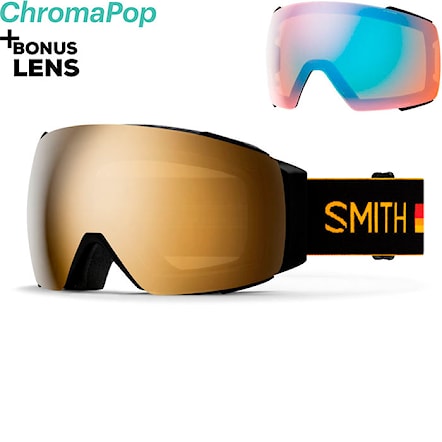 Snowboardové brýle Smith I/O Mag speed racer | cp sun black gold mir+cp storm blue 2025 - 1