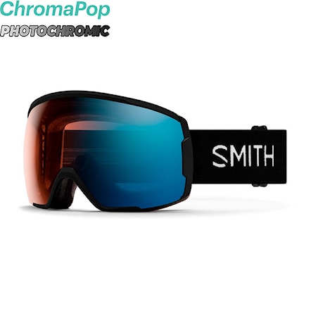 Snowboard Goggles Smith Proxy black | cp pro photochromic  blue mirror 2025 - 1