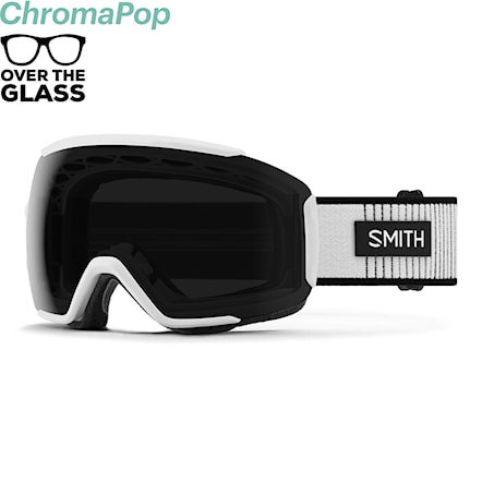 Snowboardové okuliare Smith Sequence OTG white fade out | cp sun black 2026 - 1