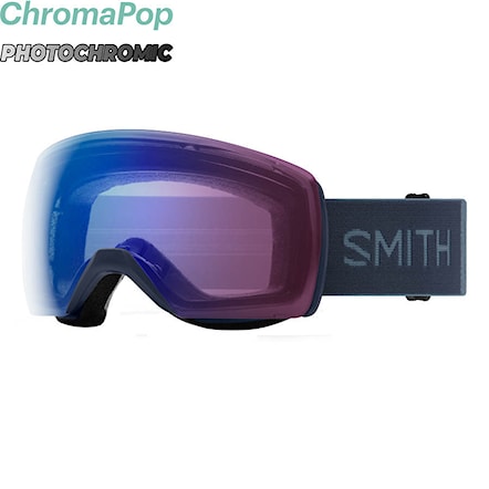 Snowboardové okuliare Smith Skyline Xl french navy | chromapop photochromic rose flash 2021 - 1