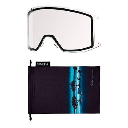 Gogle snowboardowe Smith Squad ac tess coady | cp ed rose gold mirror+clear 2025 - 4