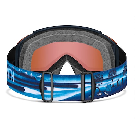 Snowboard Goggles Smith Squad ac tess coady | cp ed rose gold mirror+clear 2025 - 5