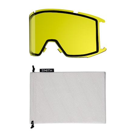 Snowboardové okuliare Smith Squad black | cp sun blue mirror+yellow 2025 - 5