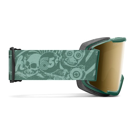 Snowboardové okuliare Smith Squad cactus zine | cp sun black gold mirror+clear 2026 - 4