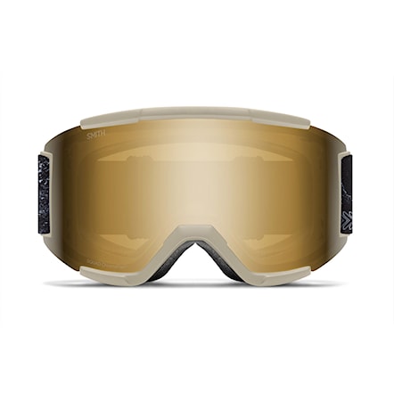 Snowboardové okuliare Smith Squad chalk space invader | cp sun black gold mirror+clear 2026 - 3