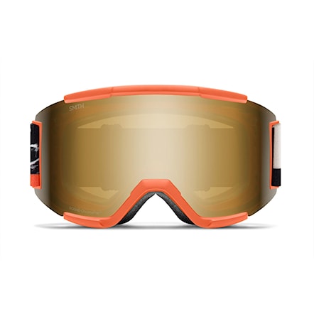 Snowboardové okuliare Smith Squad cinder chop up | cp sun black gold mir+clear 2026 - 3