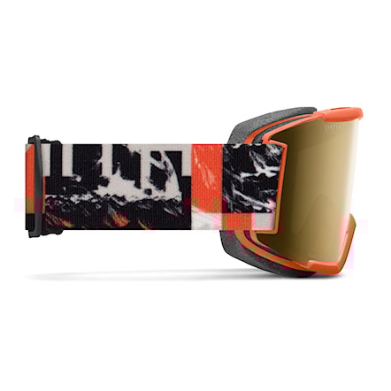 Snowboardové okuliare Smith Squad cinder chop up | cp sun black gold mir+clear 2026 - 4