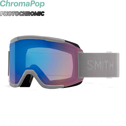 Snowboard Goggles Smith Squad cloudgrey | chromapop photochromic rose flash 2021 - 1