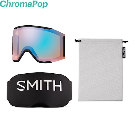 Snowboardové brýle Smith Squad MAG black | cp sun blue mirror+cp storm blue 2026 - 5