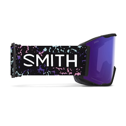 Gogle snowboardowe Smith Squad Mag black study hall | cp everyday violet mirror+cp storm blue sensor mirror 2024 - 5