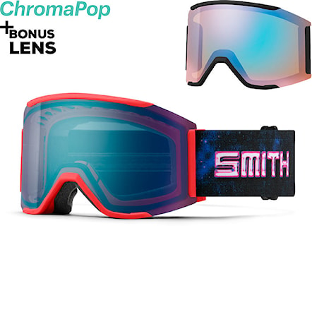 Snowboardové okuliare Smith Squad MAG wild child chrome | cp ed blue mr+cp storm blue 2025 - 1