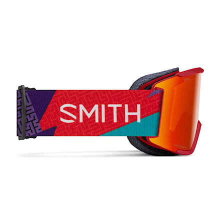 Snowboardové okuliare Smith Squad S crimson a-maze-zing | cp ed red mirror+yellow 2025 - 4