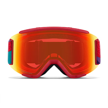 Snowboardové brýle Smith Squad S crimson a-maze-zing | cp ed red mirror+yellow 2025 - 6