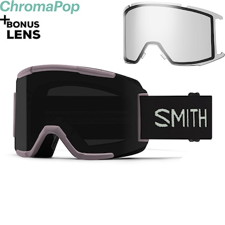 Snowboard Goggles Smith Squad smith x tnf2 | cp sun black+clear 2024 - 1