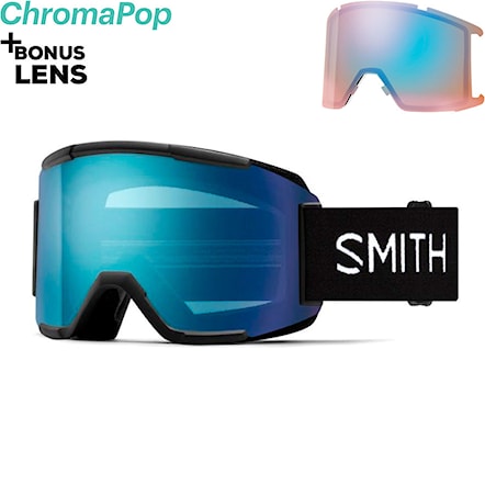 Snowboardové brýle Smith Squad XL black | cp ed blue mirror+cp storm blue 2025 - 1