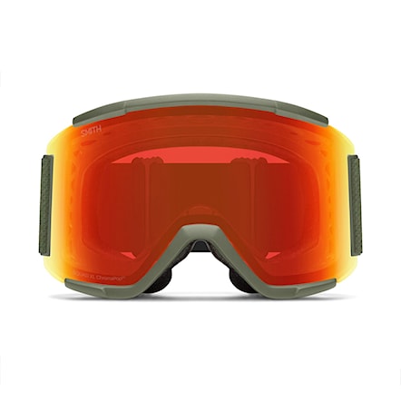 Snowboardové okuliare Smith Squad XL fatigue green | cp ed red mirror+cp storm yellow 2026 - 3