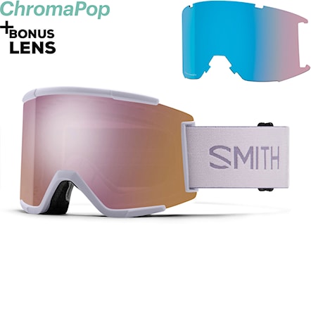 Snowboardové okuliare Smith Squad XL lunar fog | cp ed rose gold mir+cp storm rose flash 2026 - 1