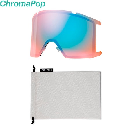 Snowboardové brýle Smith Squad XL pow hunter | cp sun black gold mirror+cp storm blue 2025 - 2