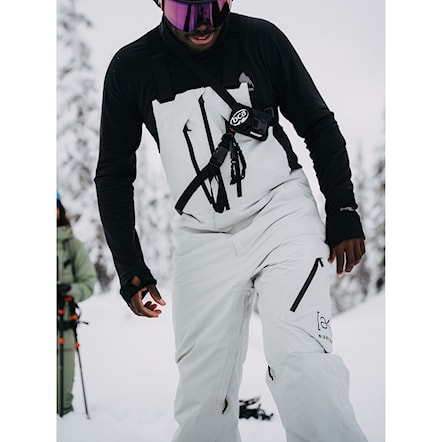 Kalhoty na snowboard Burton [ak] Gore Cyclic Bib grey cloud 2024 - 3