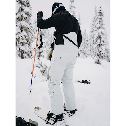 Nohavice na snowboard Burton [ak] Gore Cyclic Bib grey cloud 2024 - 4