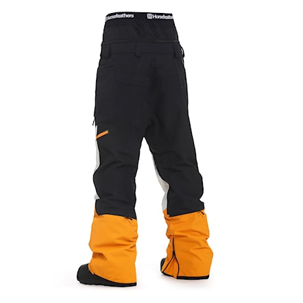 Spodnie snowboardowe Horsefeathers Nelson black/radiant yellow 2024 - 2