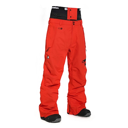 Nohavice na snowboard Horsefeathers Nelson flame red 2024 - 2