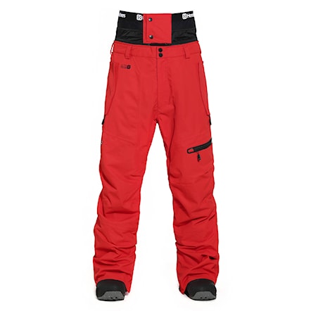 Nohavice na snowboard Horsefeathers Nelson lava red 2024 - 1