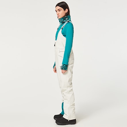 Spodnie snowboardowe Oakley Wms TC Dharma Softshell Bib arctic white 2023 - 2