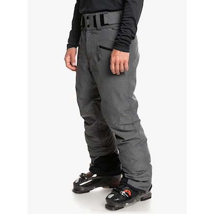 Kalhoty na snowboard Quiksilver Boundry Plus black heather 2023 - 4
