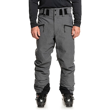Kalhoty na snowboard Quiksilver Boundry Plus black heather 2023 - 1
