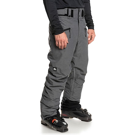 Kalhoty na snowboard Quiksilver Boundry Plus black heather 2023 - 3